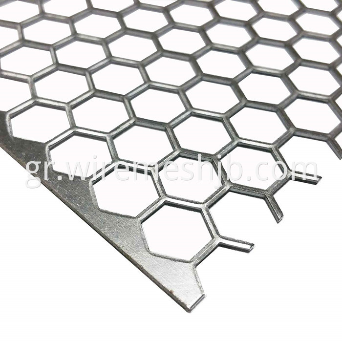 Hexagonal Perforated Metal Mesh